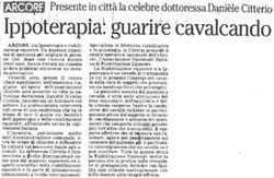 Conferenza riabilitazione equestre - Gen 2005