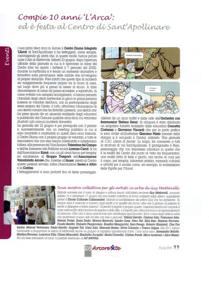 Cdi L'Arca compie 10 anni